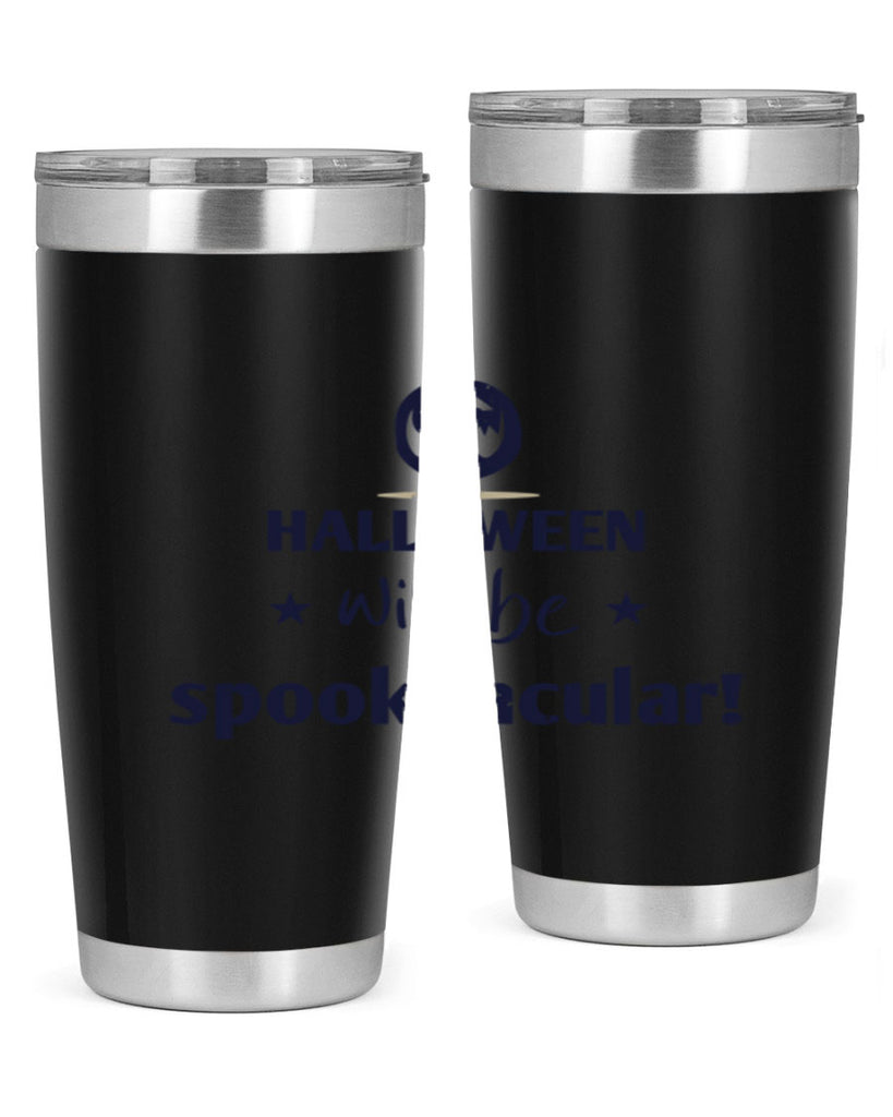 halloween will be spooktacular 156#- halloween- Tumbler