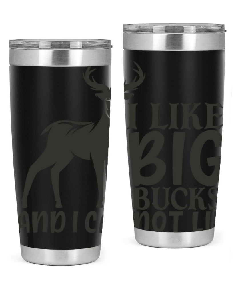 i like big bucks and i cannot lie 8#- hunting- Tumbler