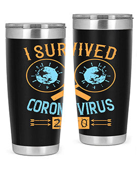 i survived corona virus Style 34#- corona virus- Tumbler
