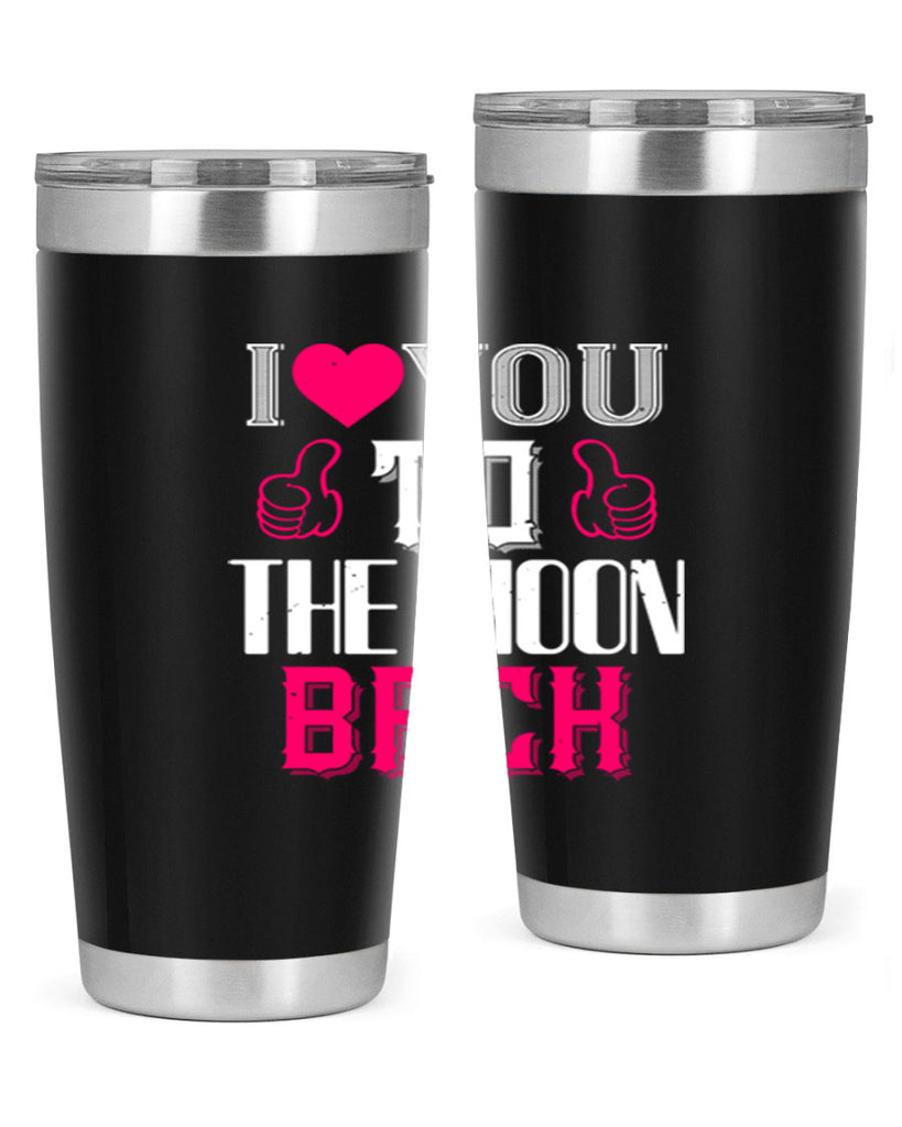 ilove you to the moon beach 49#- valentines day- Tumbler