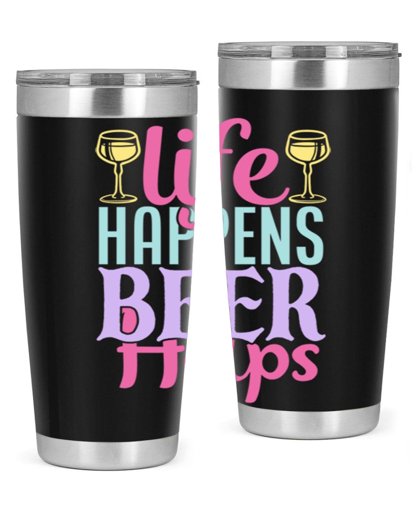 life happens beer helps 141#- beer- Tumbler