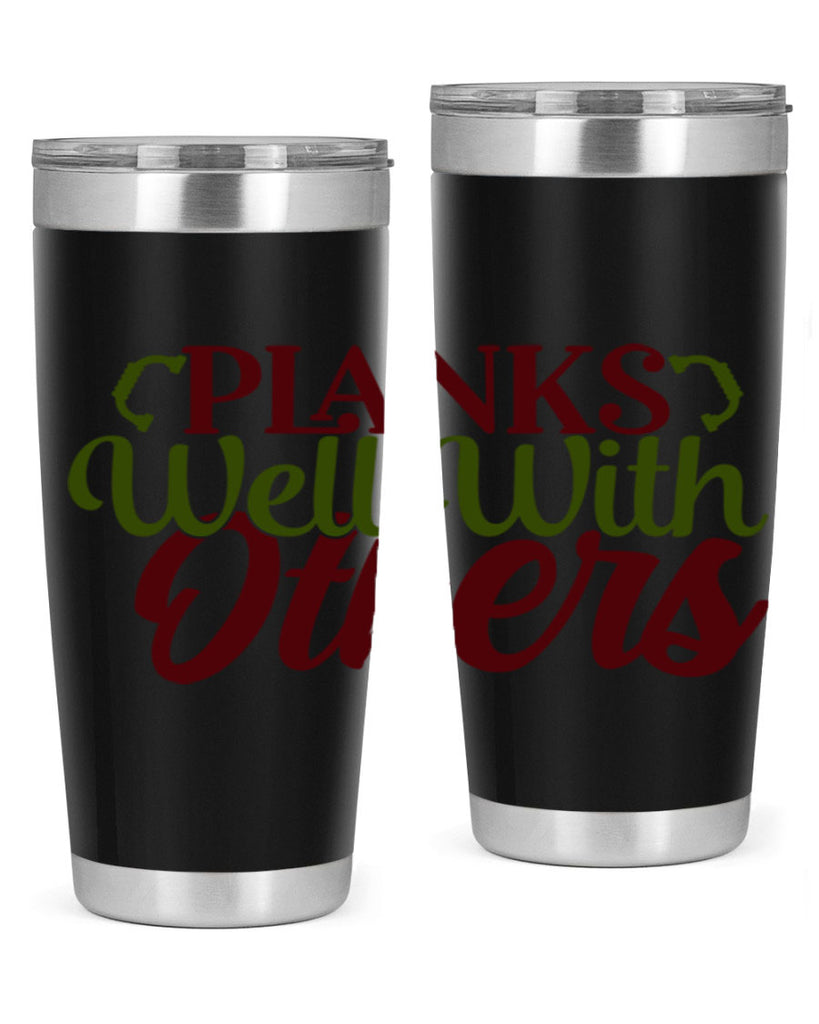 planks well with others 25#- gym- Tumbler