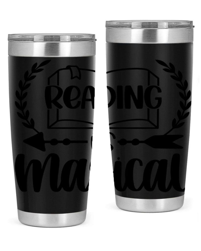 reading is magical 30#- reading- Tumbler