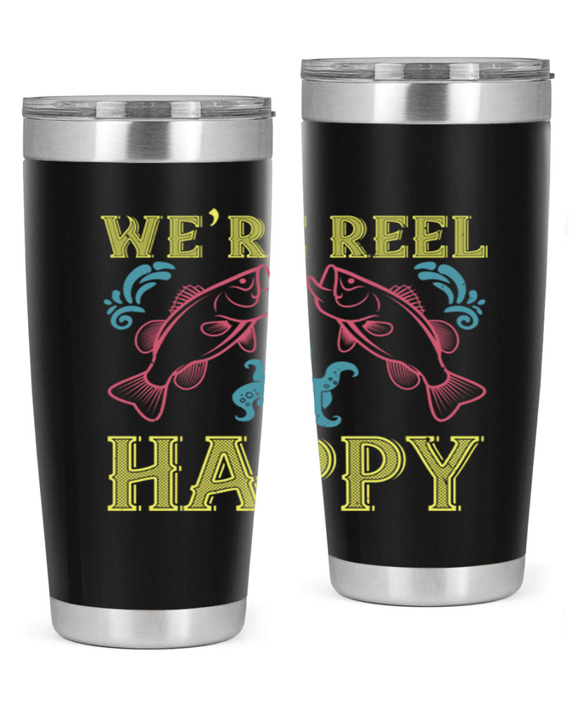 we’re reel happy 233#- fishing- Tumbler