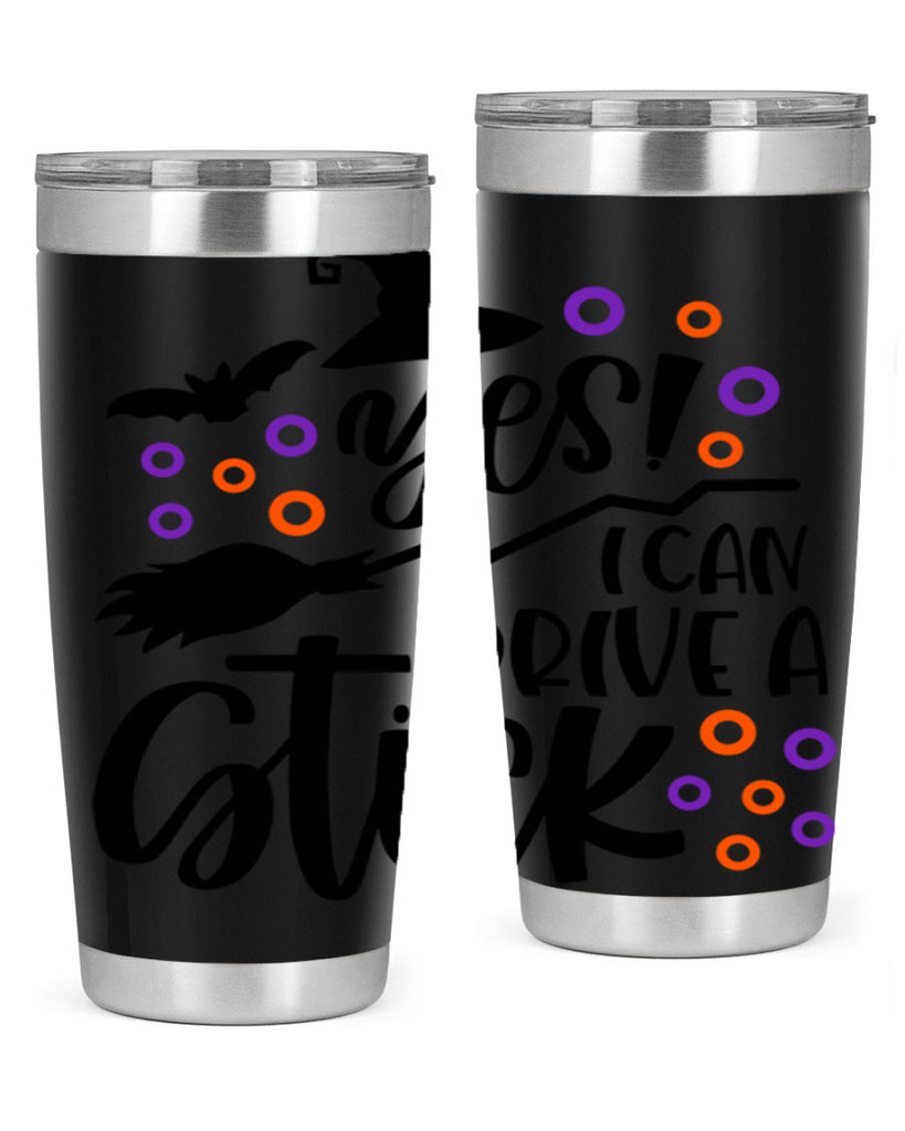 yes i can drive a stick 3#- halloween- Tumbler