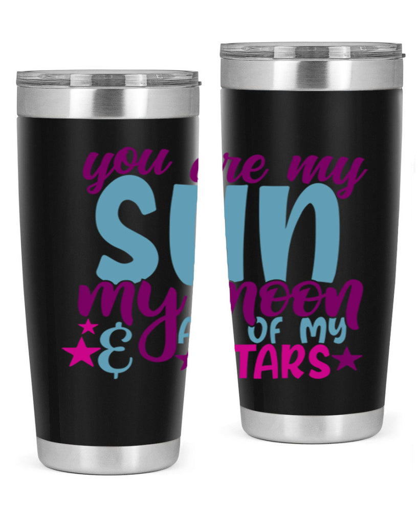 you are my sun my moon all of my stars 6#- family- Tumbler
