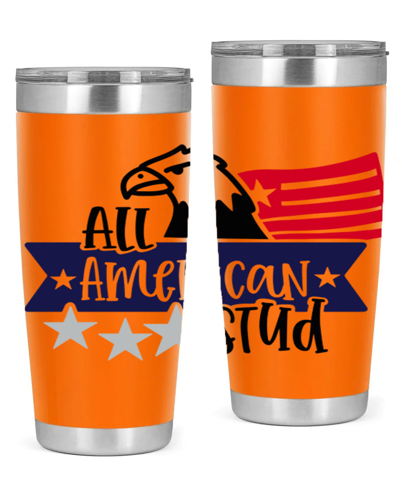 All American Stud Style 142#- Fourt Of July- Tumbler