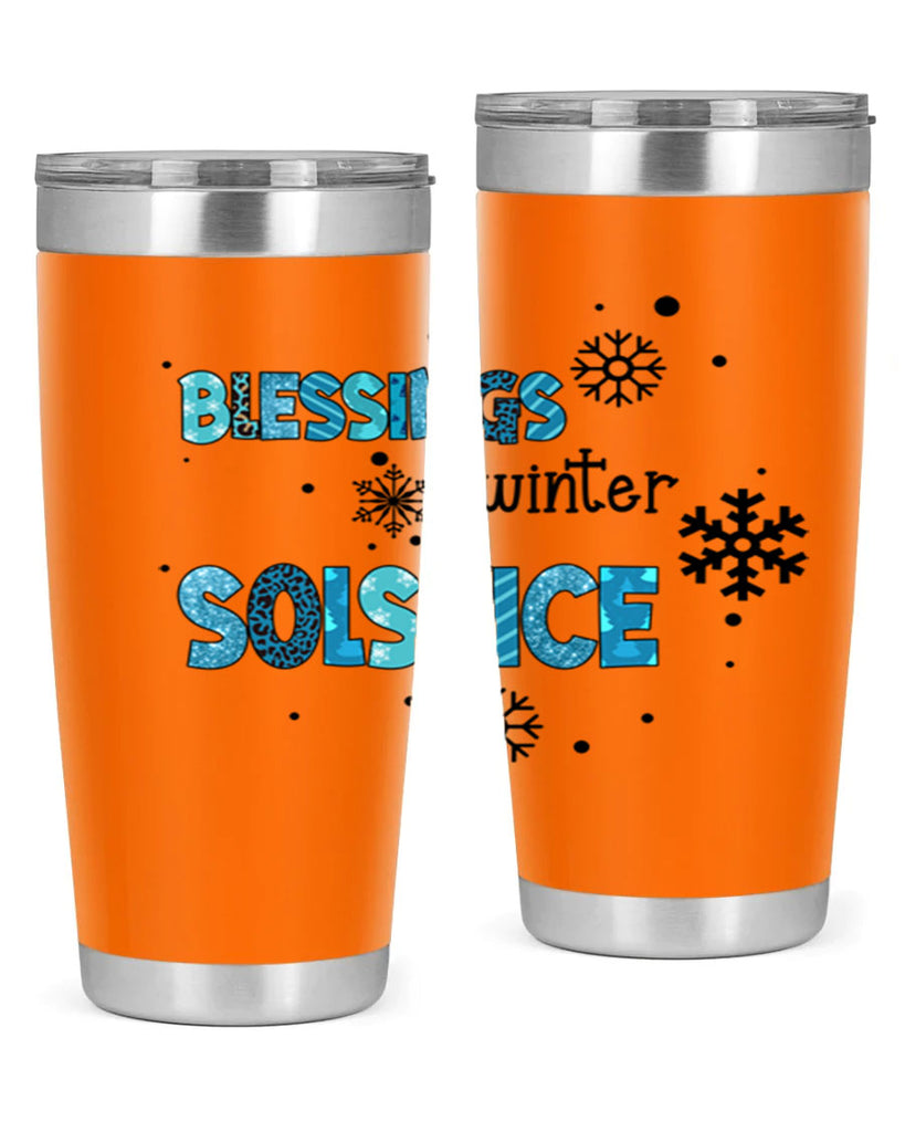 Blessings winter solstice 25#- winter- Tumbler