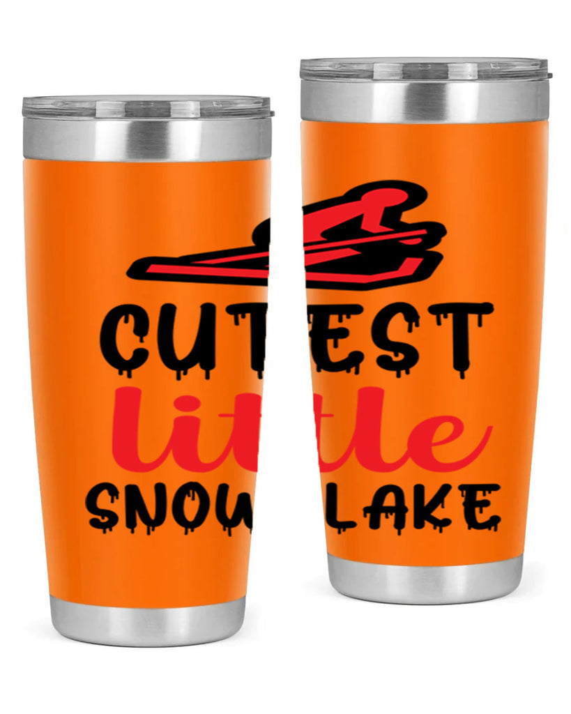Cutest little snowflake 87#- winter- Tumbler