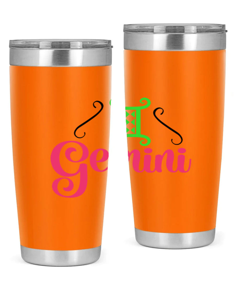 Gemini 224#- zodiac- Tumbler