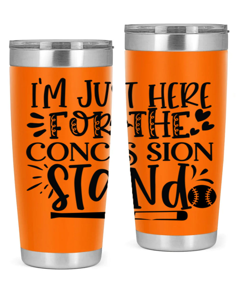Im Just Here For the Conces sion stand 2072#- baseball- Tumbler