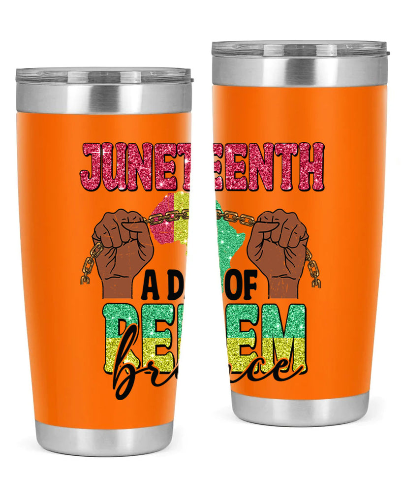 Juneteenth A Day Of Remembrance Png 9#- Juneteenth- tumbler