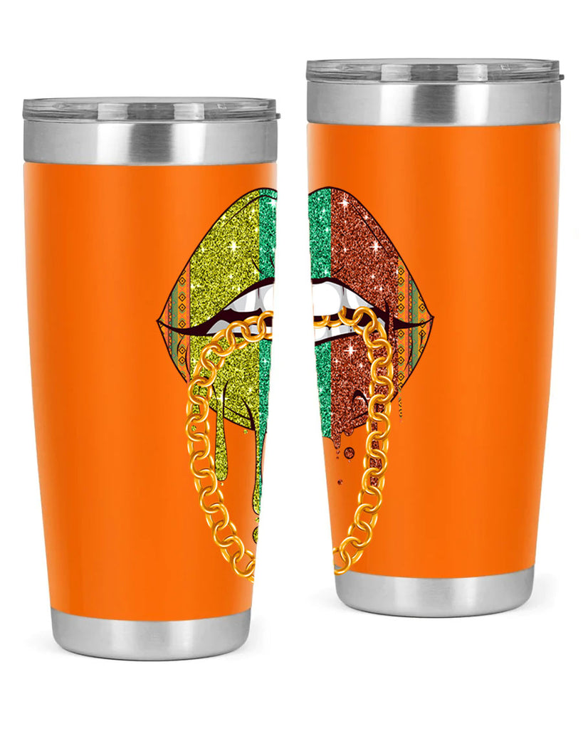 Juneteenth Women Melanin Girl Lips Png 25#- Juneteenth- tumbler