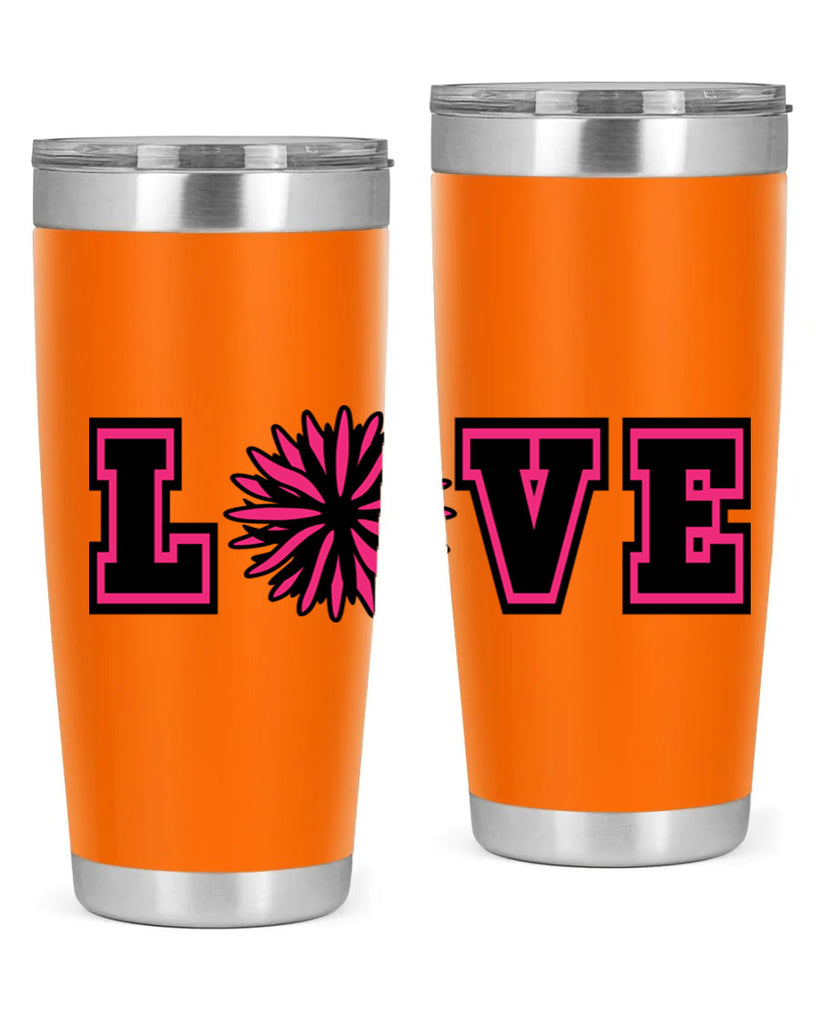 Love 694#- cheer- Tumbler
