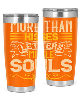 More than kisses letters mingle souls Style 29#- dog- Tumbler
