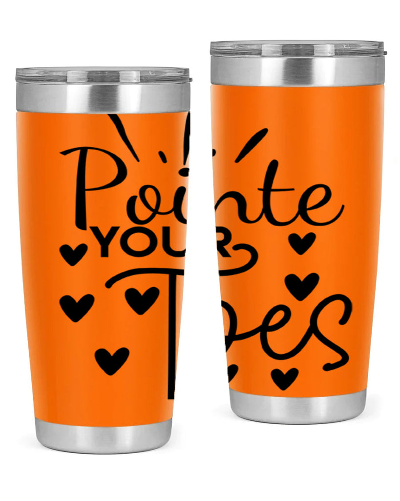 Pointe Your Toes 73#- ballet- Tumbler