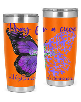 Pray For A Cure AlzheimerS Awareness 208#- alzheimers- Tumbler