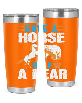 Save a horse, ride a bear 27#- Bears- Tumbler