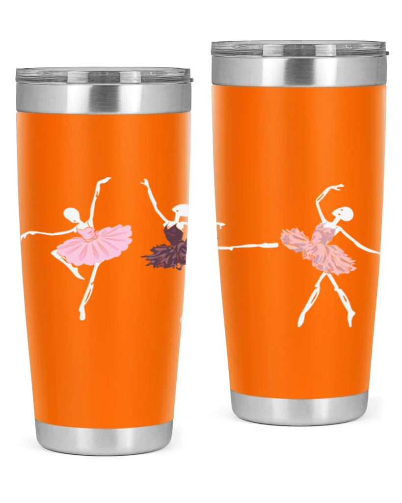 Skeleton Ballerinas Ballet Halloween Ballet 79#- ballet- Tumbler