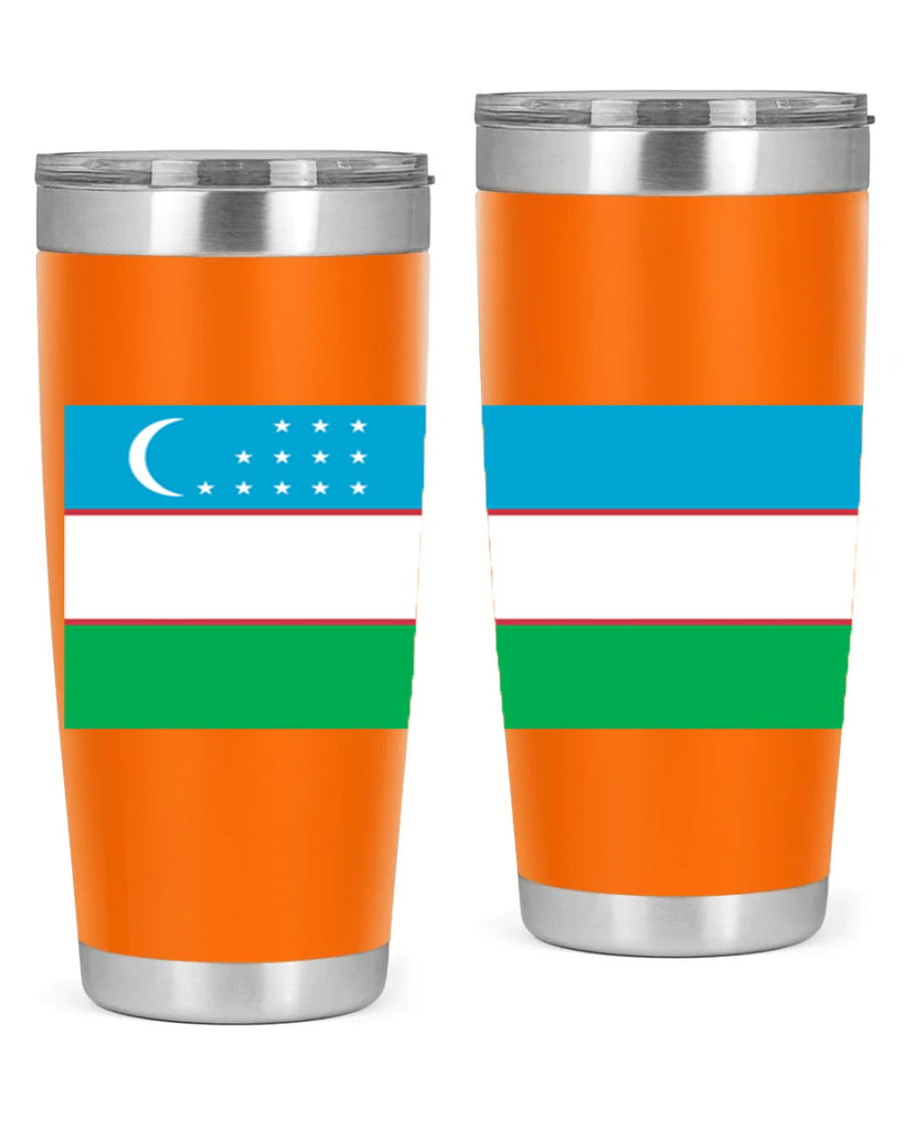 Uzbekistan 8#- world flags- Tumbler