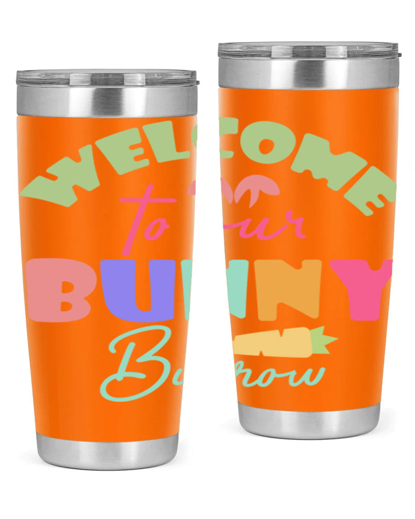Welcome to our bunny burrow588#- spring- Tumbler