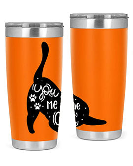 You Me The Cat Style 111#- cat- Tumbler
