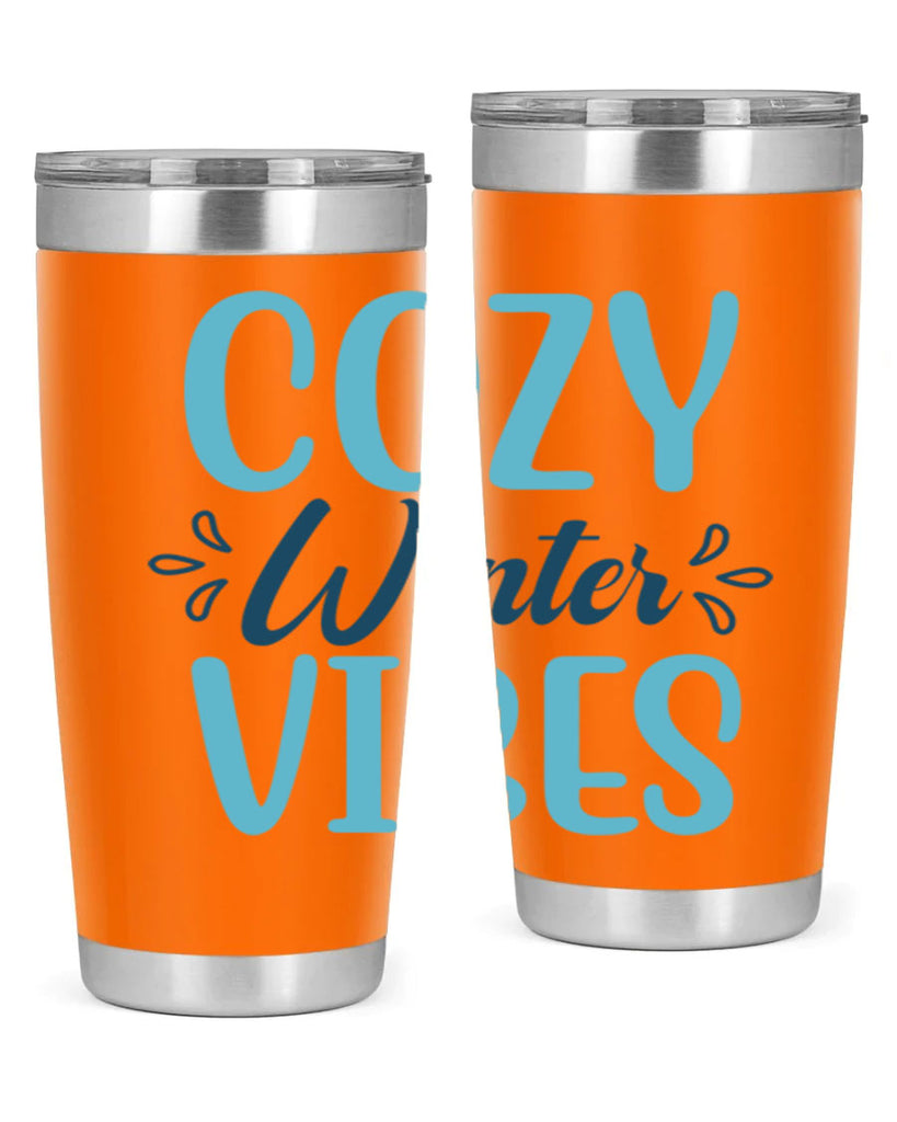 cozy winter vibes 65#- winter- Tumbler