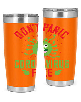 dont panic coronavirus free Style 43#- corona virus- Tumbler