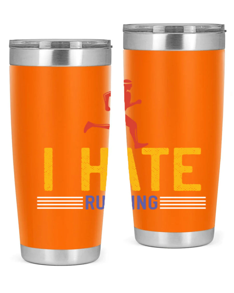 i hate running 40#- running- Tumbler