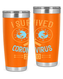 i survived corona virus Style 34#- corona virus- Tumbler