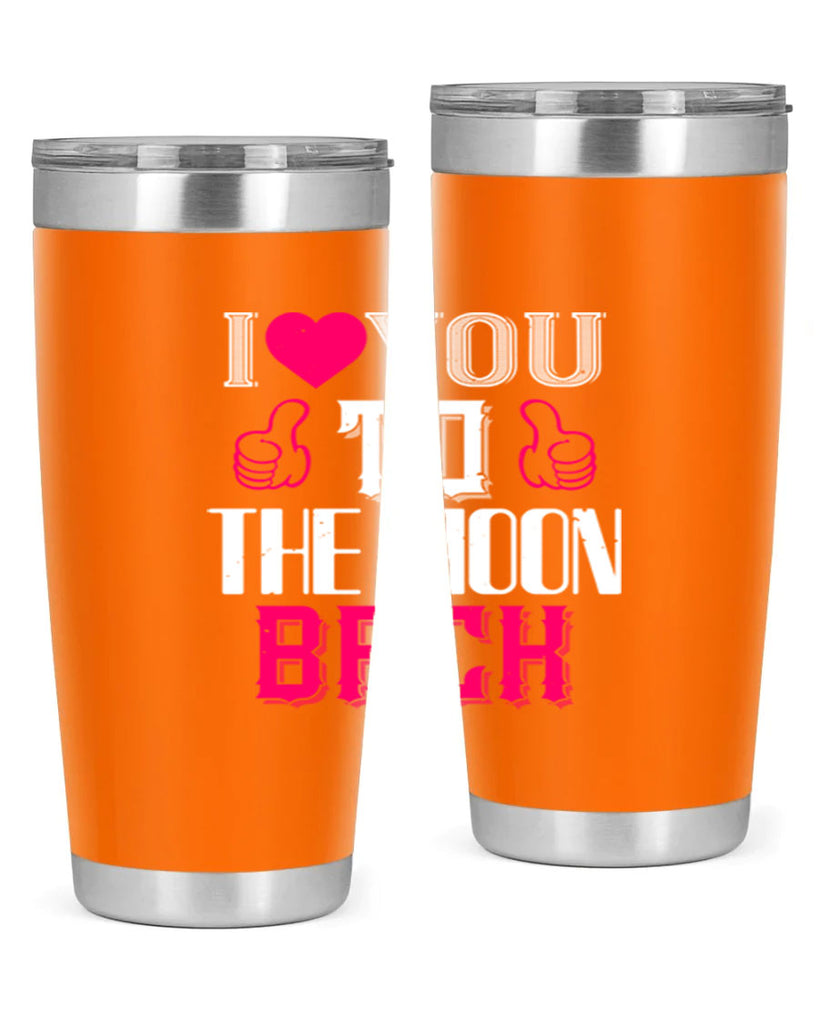 ilove you to the moon beach 49#- valentines day- Tumbler