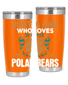 just a girl who loves polar bear 22#- Bears- Tumbler
