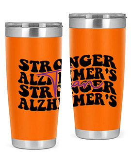 stronger than alzheimers 214#- alzheimers- Tumbler