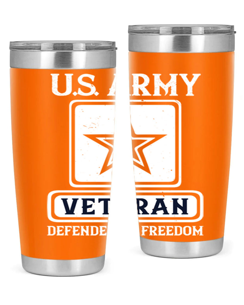 us army veteran defender of freedom 14#- Veterns Day- Tumbler