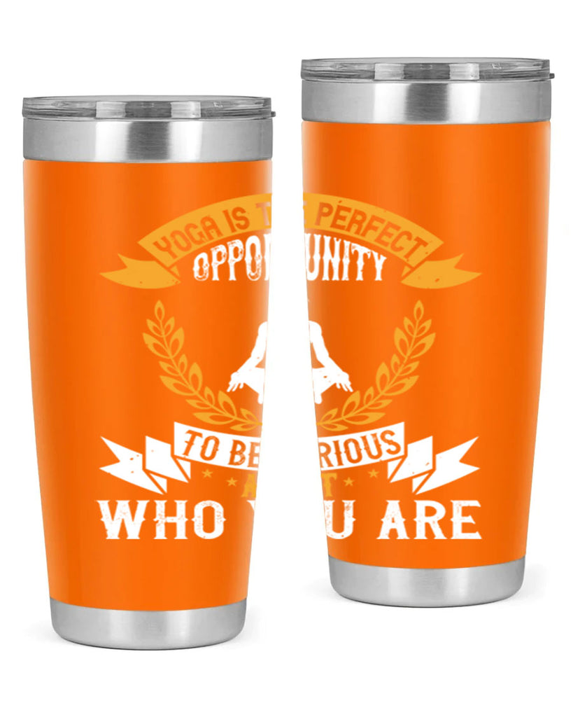 yoga is the perfect opportunity to be curious about who you are 18#- yoga- Tumbler