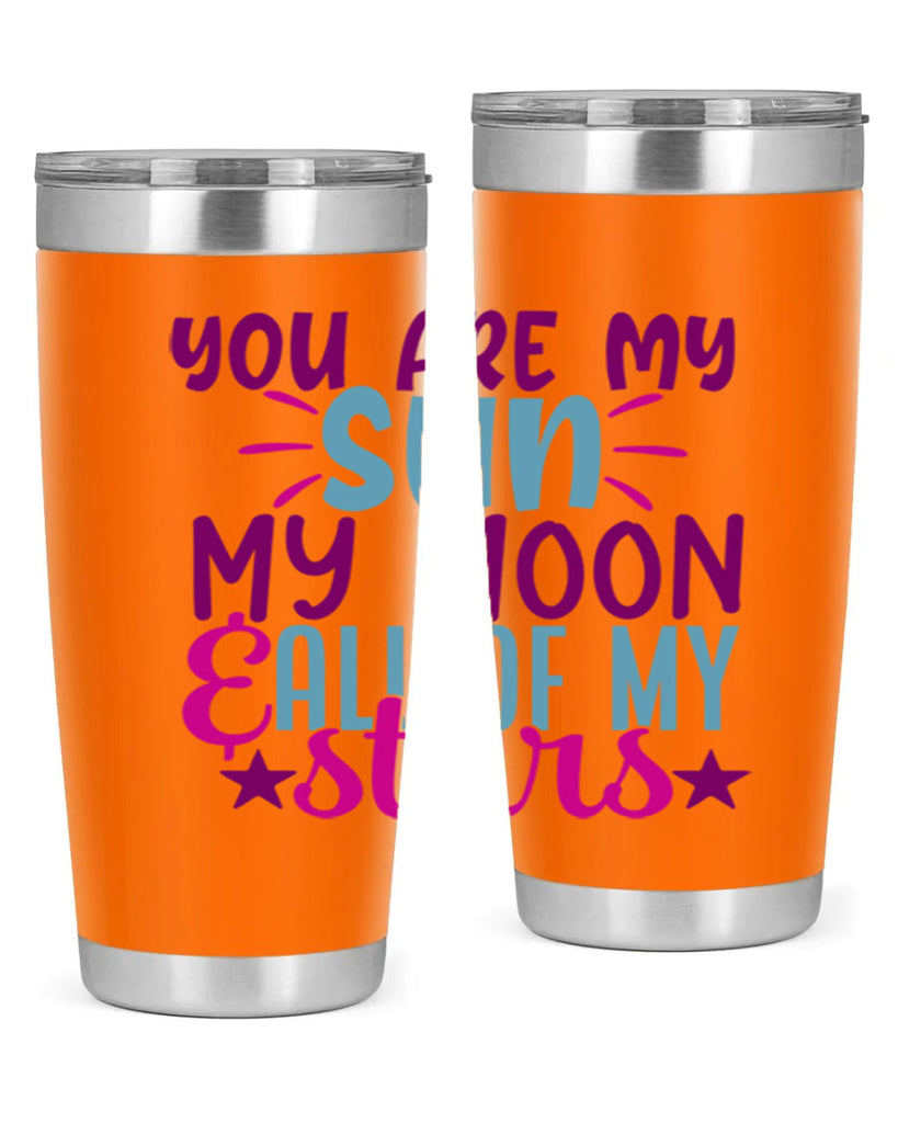 you are my sun my moon all of my stars 5#- family- Tumbler