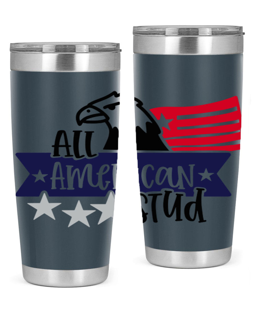All American Stud Style 142#- Fourt Of July- Tumbler