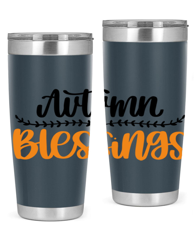 Autumn Blessings 473#- fall- Tumbler