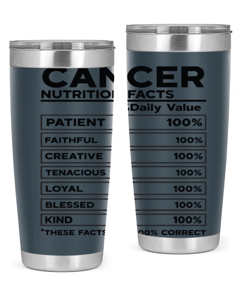Cancer Nutrition Facts 148#- zodiac- Tumbler