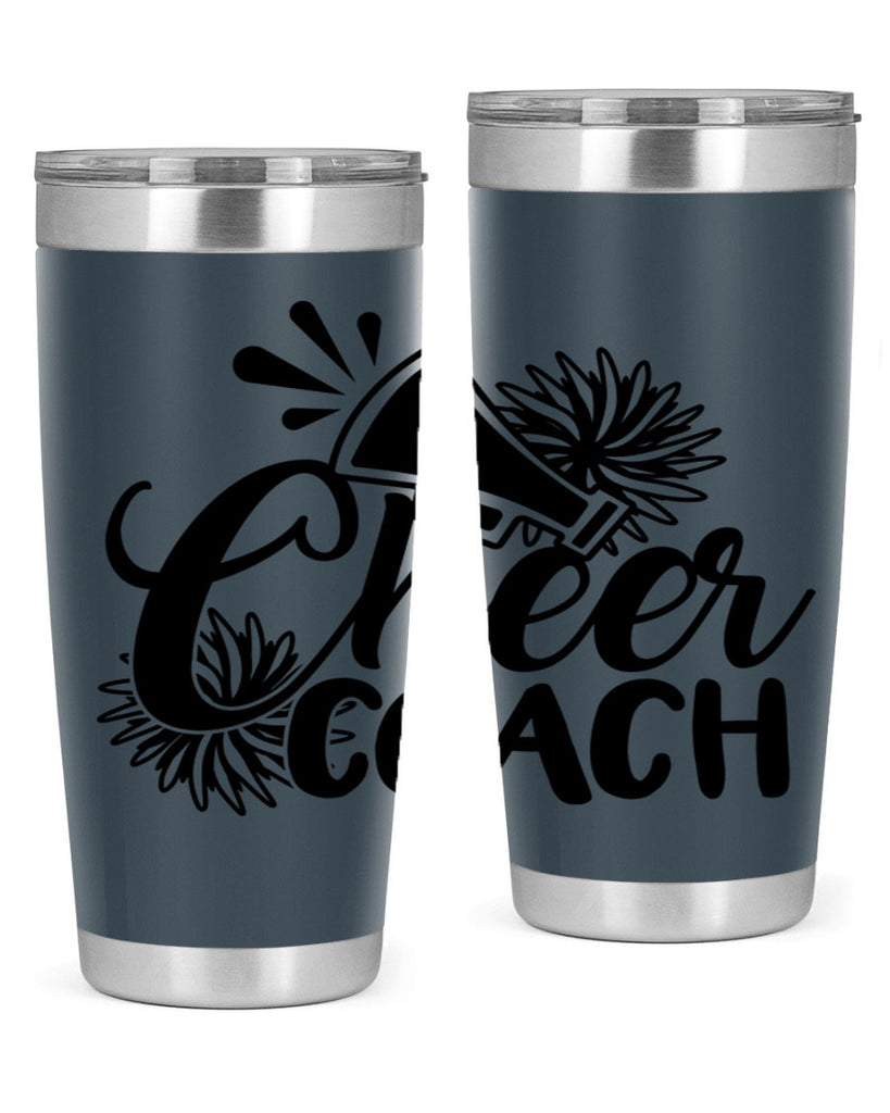 Cheer coach 1392#- cheer- Tumbler