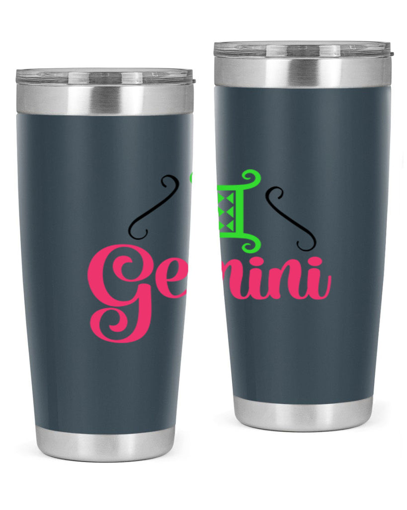 Gemini 224#- zodiac- Tumbler