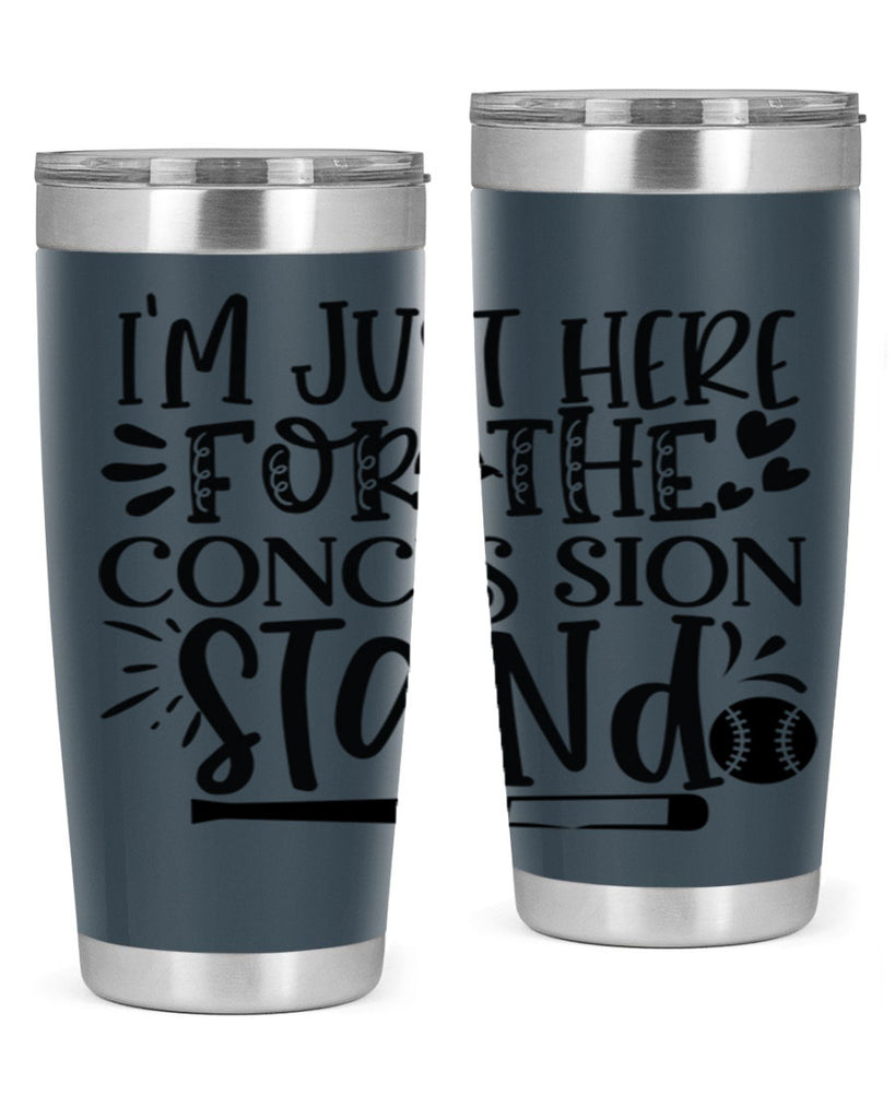 Im Just Here For the Conces sion stand 2072#- baseball- Tumbler