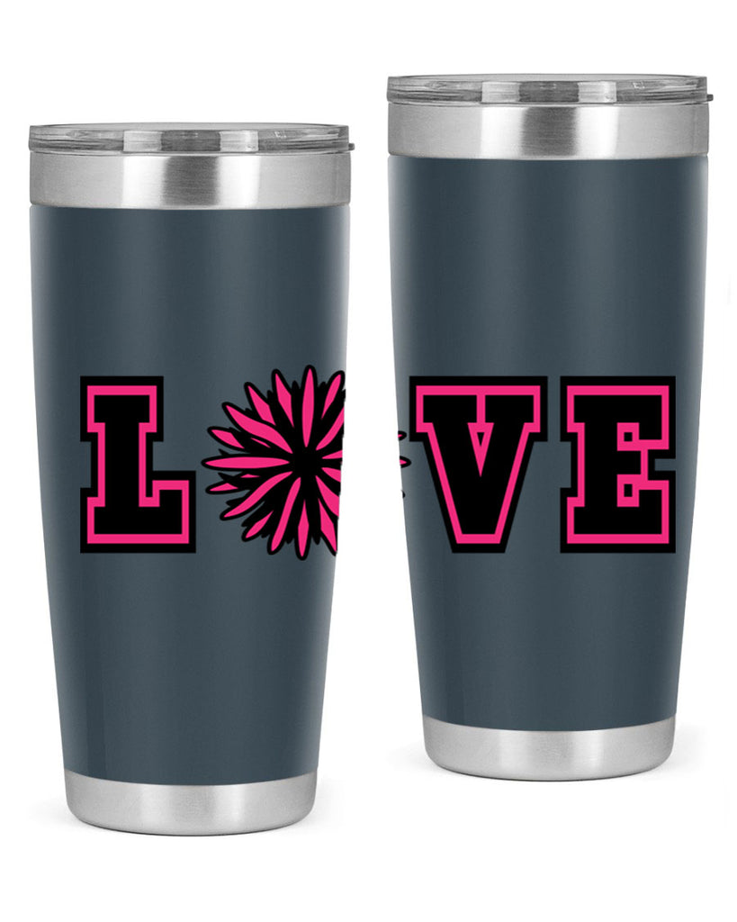 Love 694#- cheer- Tumbler