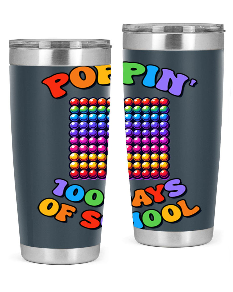 Poppin my way through PNG 54#- 100 days of school- Tumbler