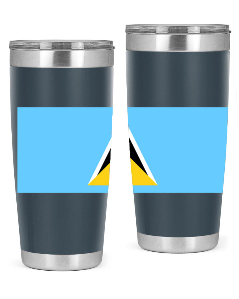Saint Lucia 51#- world flags- Tumbler