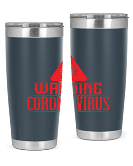 Warning corona virus one Style 18#- corona virus- Tumbler