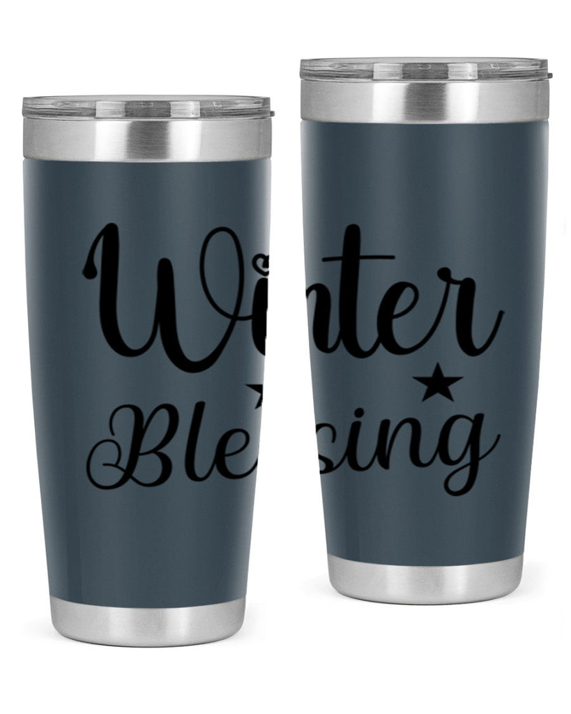 Winter Blessing 484#- winter- Tumbler