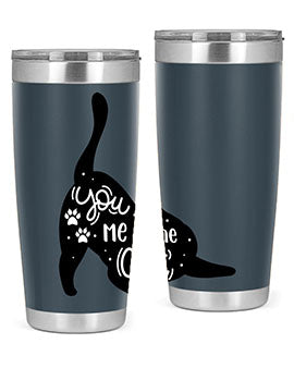 You Me The Cat Style 111#- cat- Tumbler
