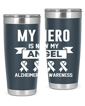 alzheimers awareness 127#- alzheimers- Tumbler