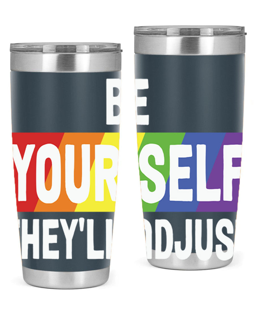 be yourself theyll adjust rainbow lgbt 160#- lgbt- Tumbler